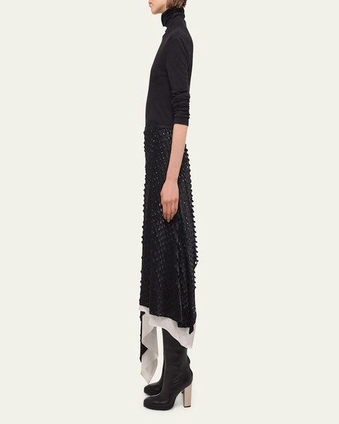 Asymmetric Scarf Skirt