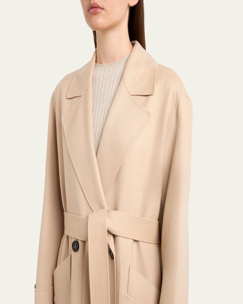 Freddy Double-Breasted Cashmere Coat