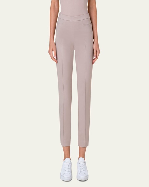 Franca Mid-Rise Cropped Pants