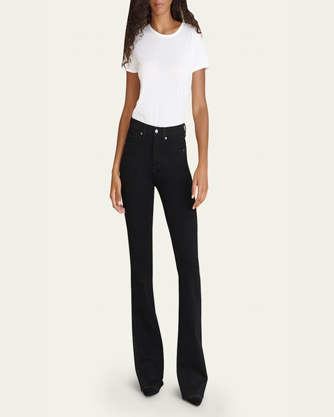 Beverly High-Rise Skinny Flare Jeans