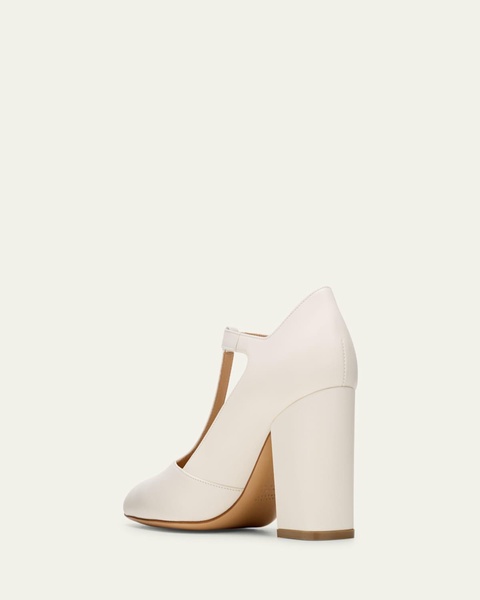 Triana Leather T-Strap Pumps