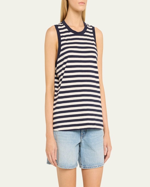 Jessie Modern Stripe Muscle Tee