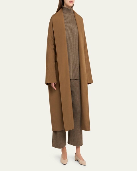 Dwight Japanese Silk Wrap Coat