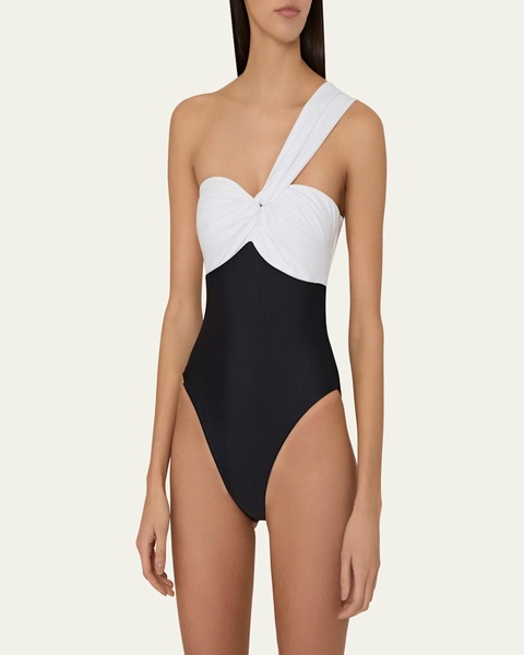 Betsy Colorblock One-Piece Swimsuit