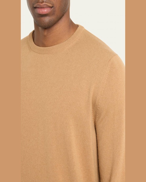 Men's Vicuna Wool Crewneck Sweater