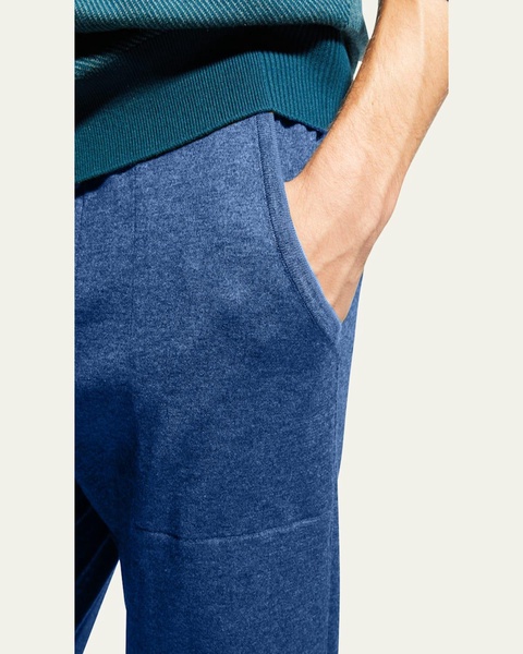 Men's Cashmere Drawstring Leisure Sweatpants