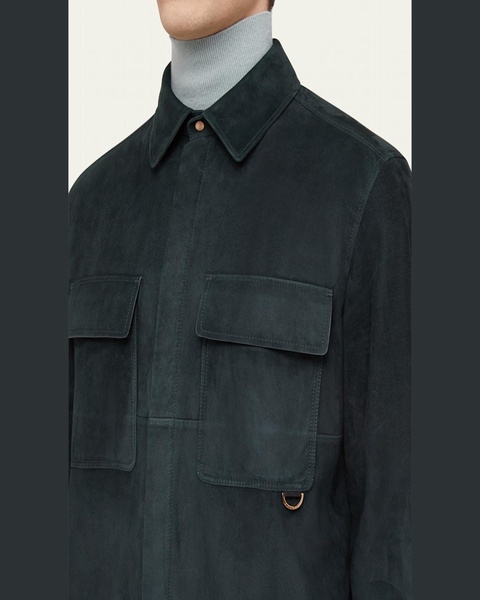 Men's Suede Overshirt