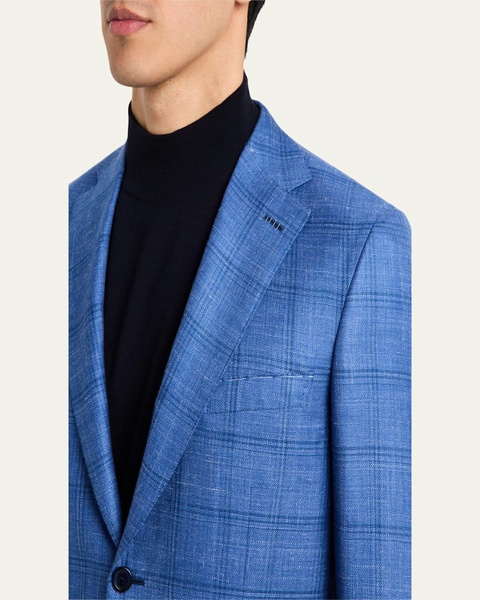 Men's Windowpane Sport Coat