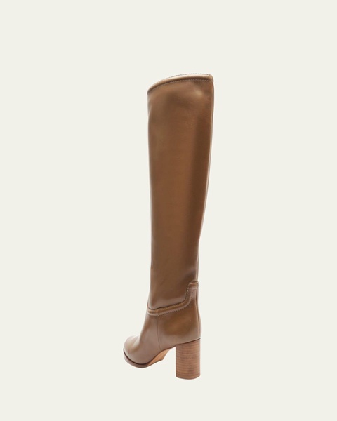 Lauren Leather Knee Boots