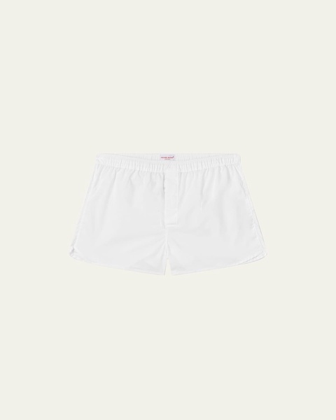 Men's Cotton Poplin Solid Boxers