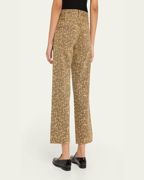 Billie Cropped Leopard Jeans