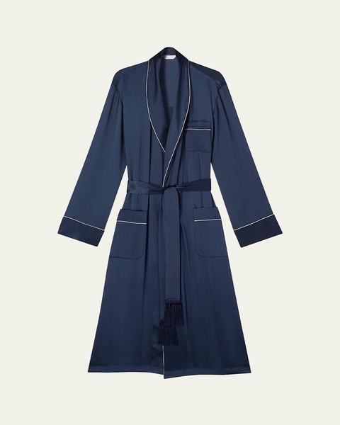 Men's Silk Tasseled Robe