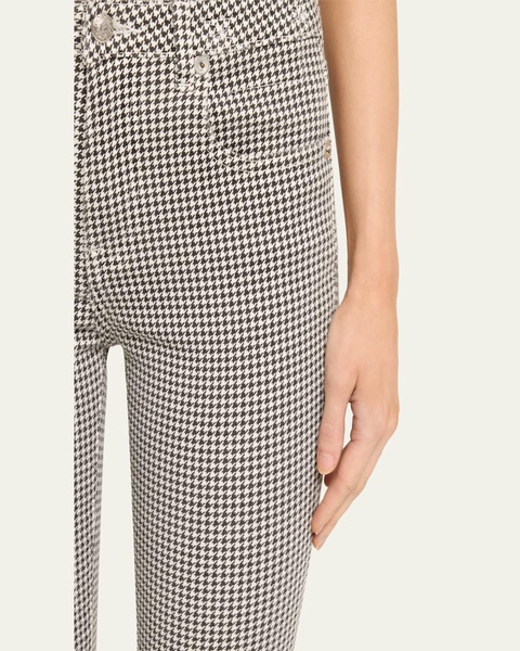 Kick Fit Houndstooth Flare Jeans