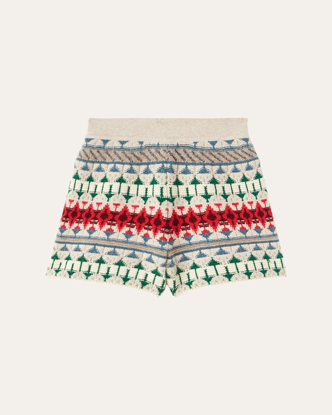 Holiday Noel Cashmere Knit Shorts