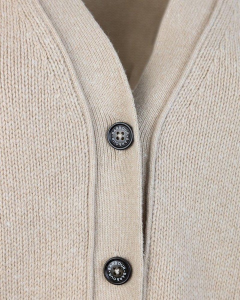 Barbour V-Neck Button-Up Cardigan