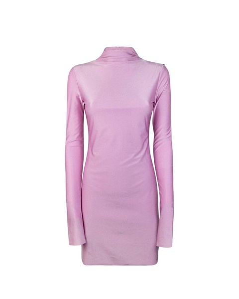 Sportmax Mock Neck Long-Sleeved Dress