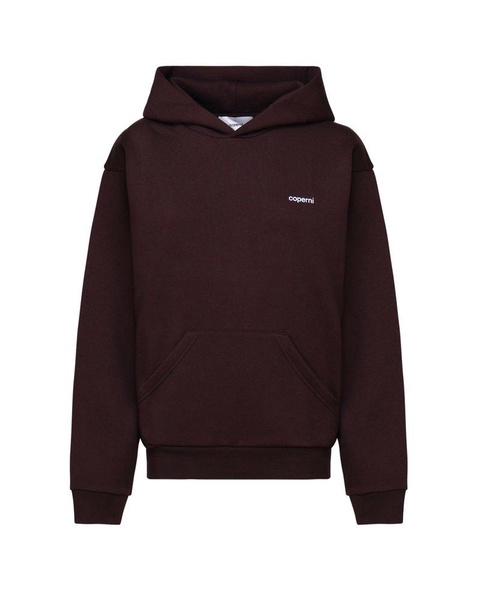 Coperni Logo-Printed Straight Hem Hoodie