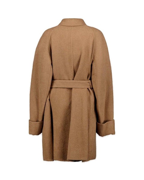 Dior Belted Button-Up Coat