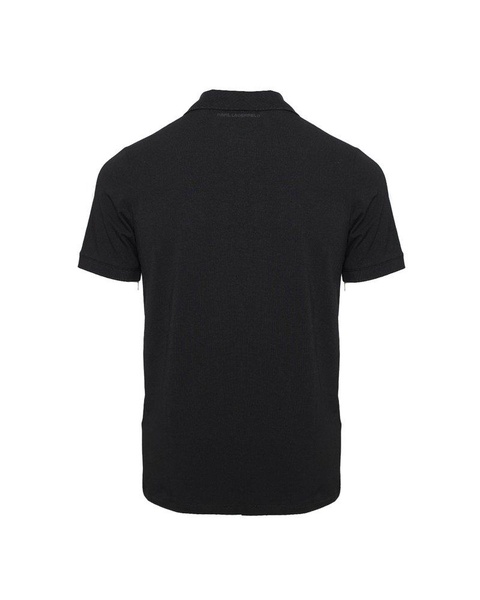 Karl Lagerfeld Logo Detailed Polo Shirt