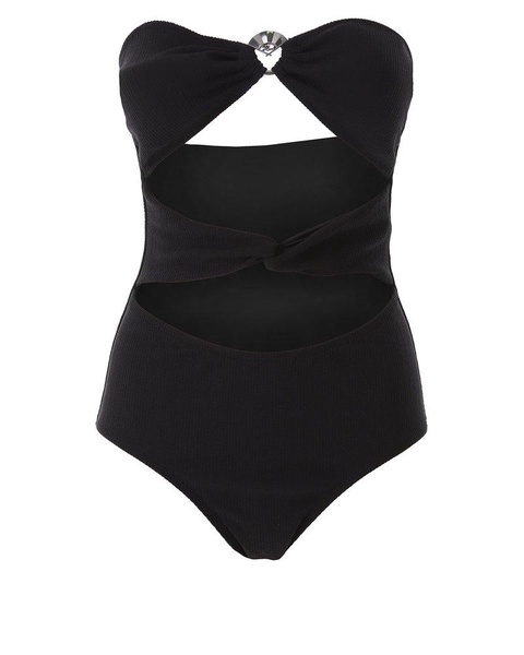 Karl Lagerfeld Fan Charm Strapless Swimsuit