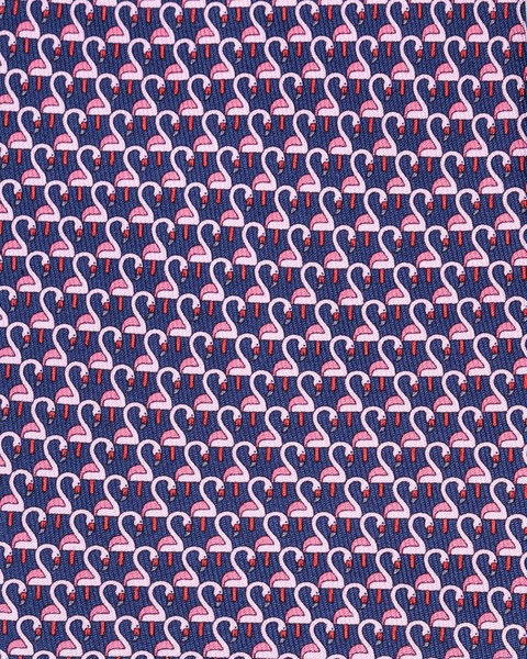 Ferragamo Flamingo Printed Tie