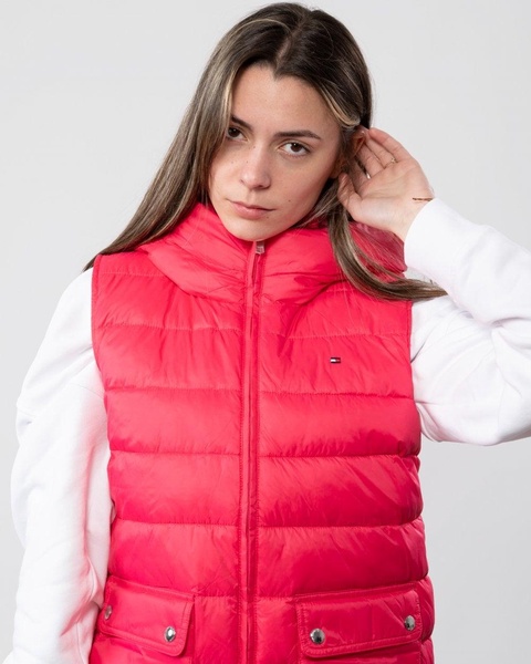 Lightweight Padded Womens Hooded Vest