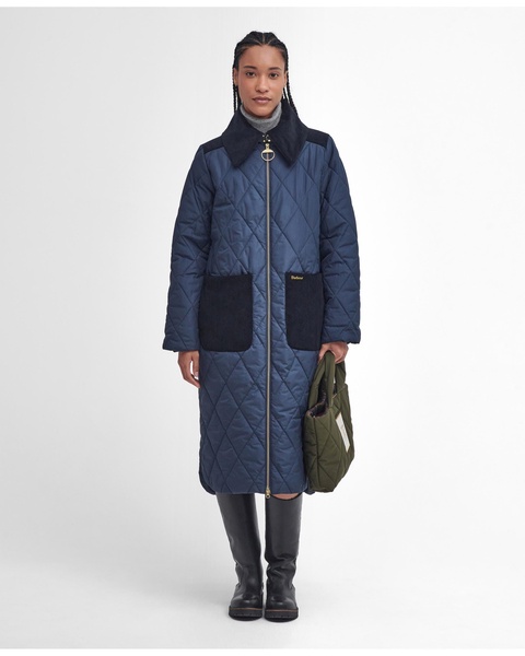 Malton Womens Long Quilted Jacket