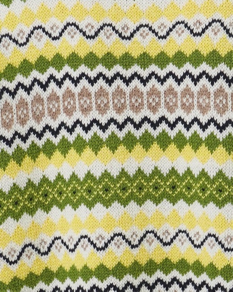 Holkham Womens Funnel Neck Fairisle Jumper