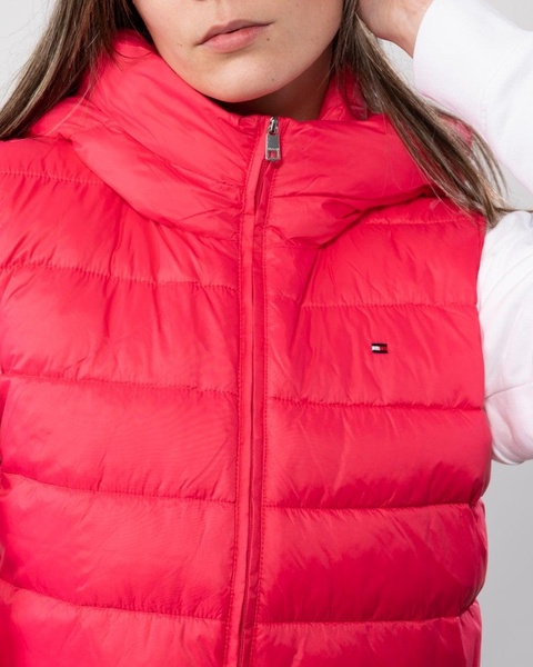 Lightweight Padded Womens Hooded Vest