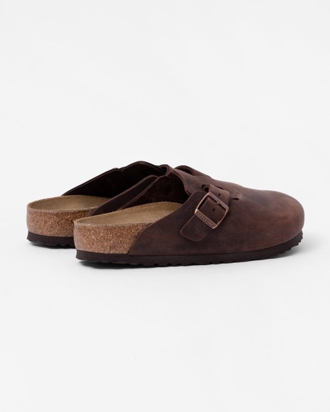 Boston Oiled Nubuck Leather Unisex Clogs