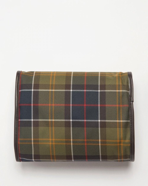 Tartan Hanging Mens Washbag