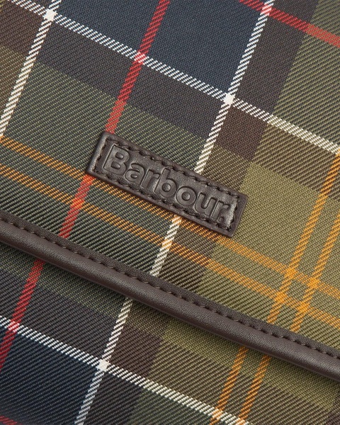 Tartan Hanging Mens Washbag