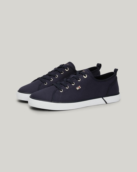 Vulc Detail Womens Canvas Trainers