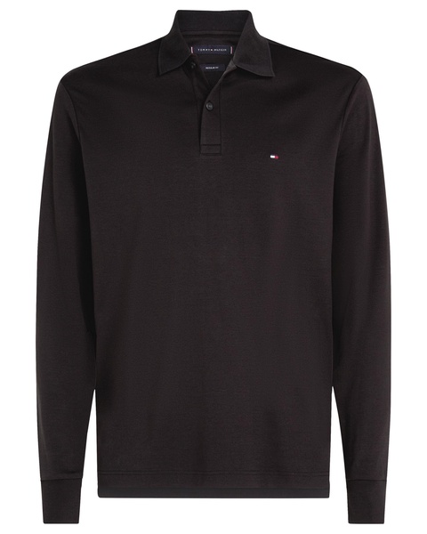 Liquid Cotton Mens Long Sleeve Polo