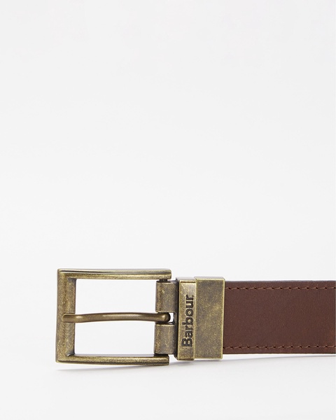 Reversible Tartan Mens Leather Belt