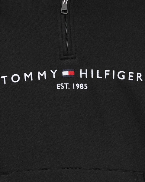 Tommy Logo Mockneck Mens Sweatshirt