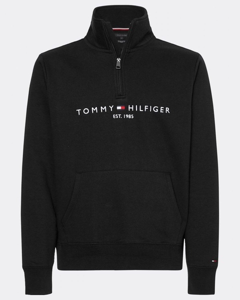 Tommy Logo Mockneck Mens Sweatshirt