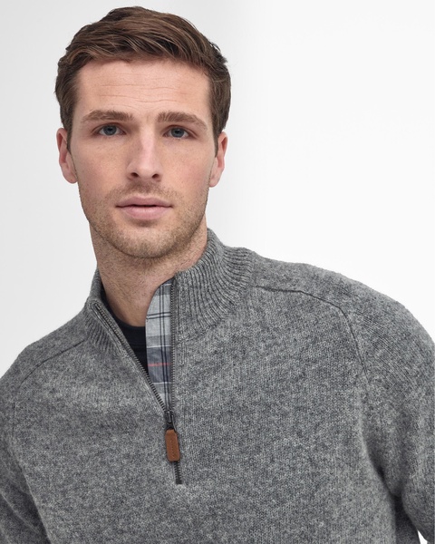 Talder Mens Half Zip Knitted Jumper