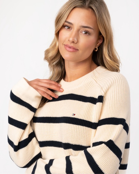 Cardi Stitch Womens Crew Jumper