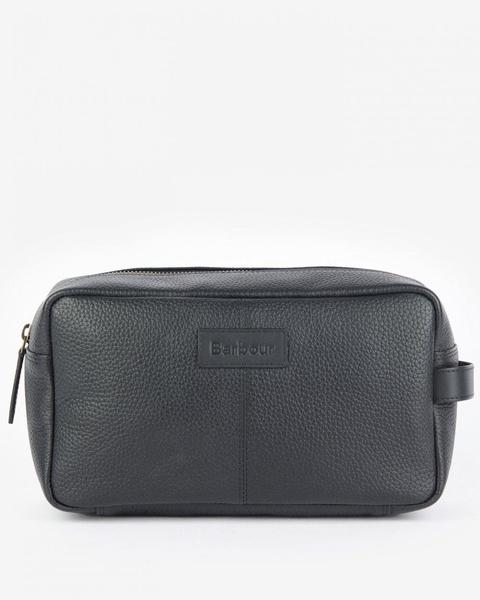 Highgate Mens Leather Washbag