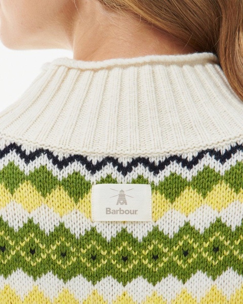 Holkham Womens Funnel Neck Fairisle Jumper