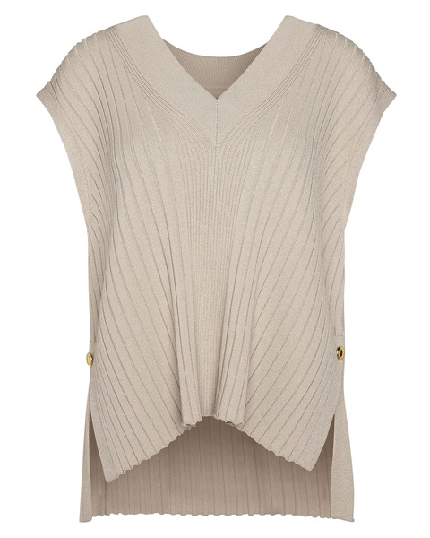 Alicia Womens Sleeveless Knitted V-Neck Jumper