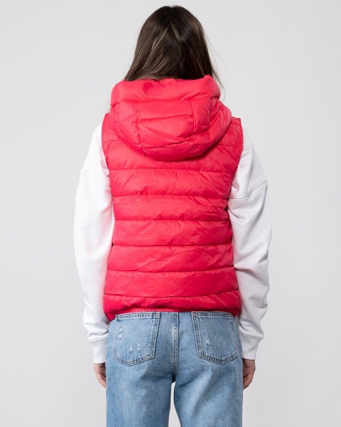 Lightweight Padded Womens Hooded Vest