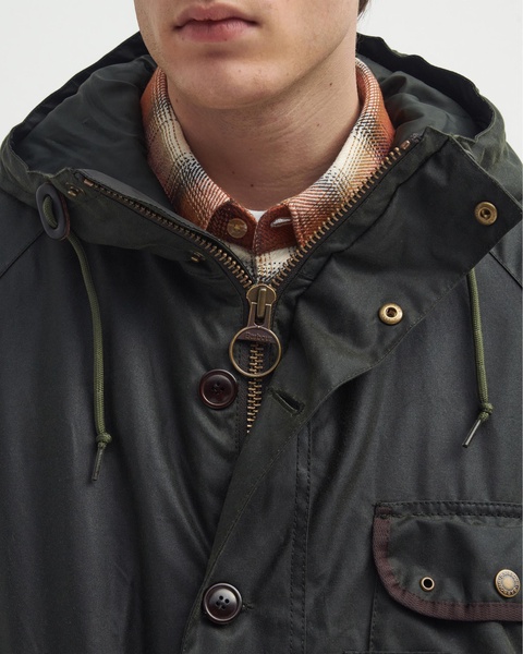 Field Mens Wax Parka