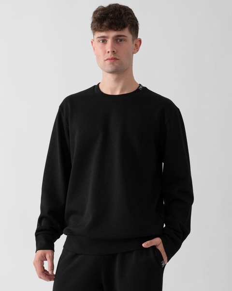 Mens Knit Crew Neck Loungewear Sweatshirt