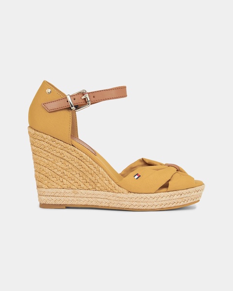 Basic Open Toe Womens High Wedge Espadrilles