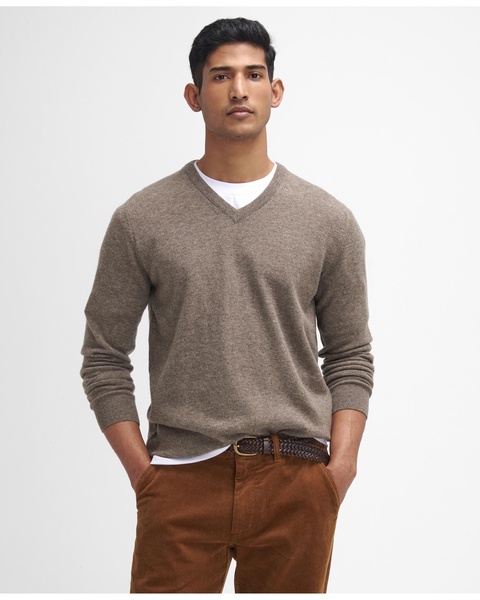 Essential Lambswool Mens V-Neck Jumper