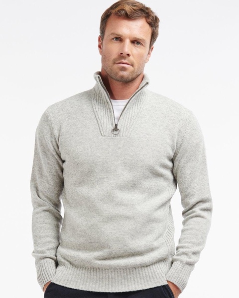 Essential Lambswool Mens Half-Zip Jumper