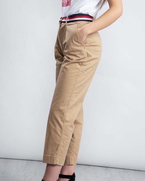 TH Essential Pleated Womens Chinos