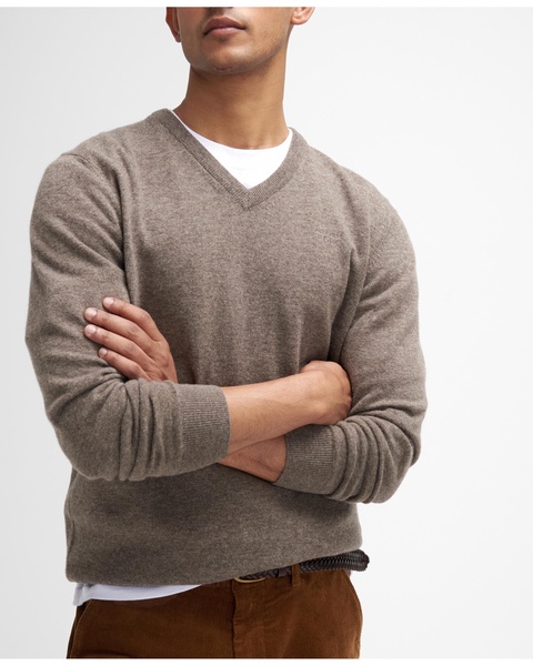 Essential Lambswool Mens V-Neck Jumper